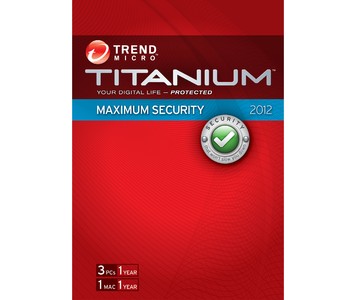 Trend Micro Titanium Maximum Security Premium Edition (3 Users)