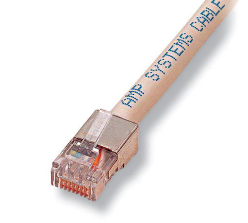 AMP Category 3 Modular Plug Shielded RJ45 26-24AWG