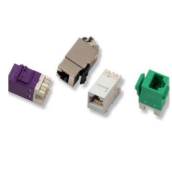 AMP Category 6 Modular Jack, Unshielded, RJ45, SL, T568A/B, Almond