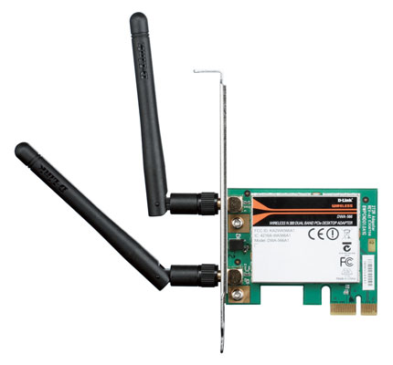 DWA-566 Wireless N 300 Dual Band PCIe Desktop Adapter