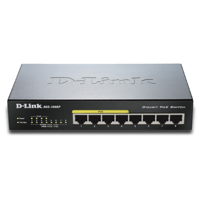 DGS-1008P 8-Port Gigabit